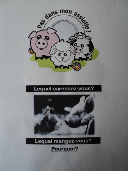 "Pas dans mon assiette !"